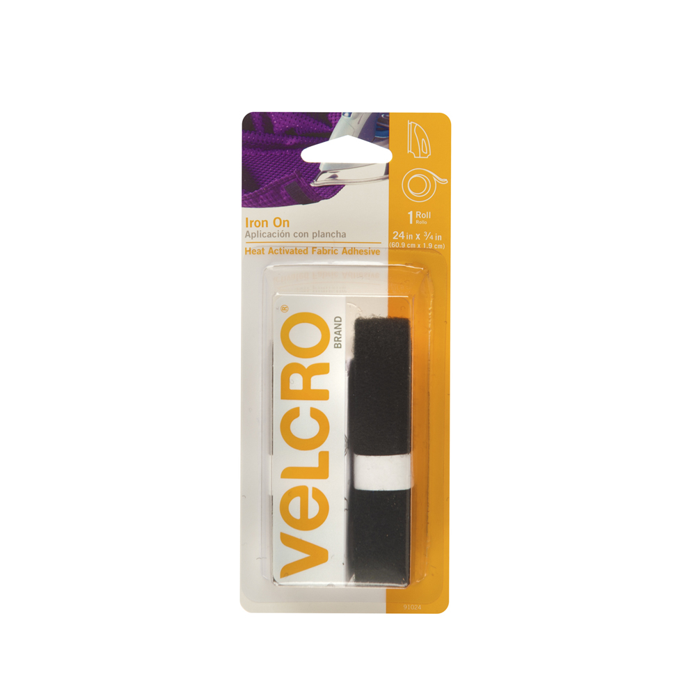 VELCRO Brand - Iron On  Heat Activated Fabric Adhesive - 5ft x 3
