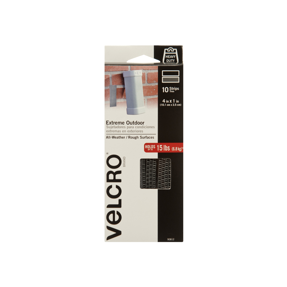 NEW Velcro 20 ft. x 1-1/2 in. Industrial Strength Tape White heavy duty  stick on