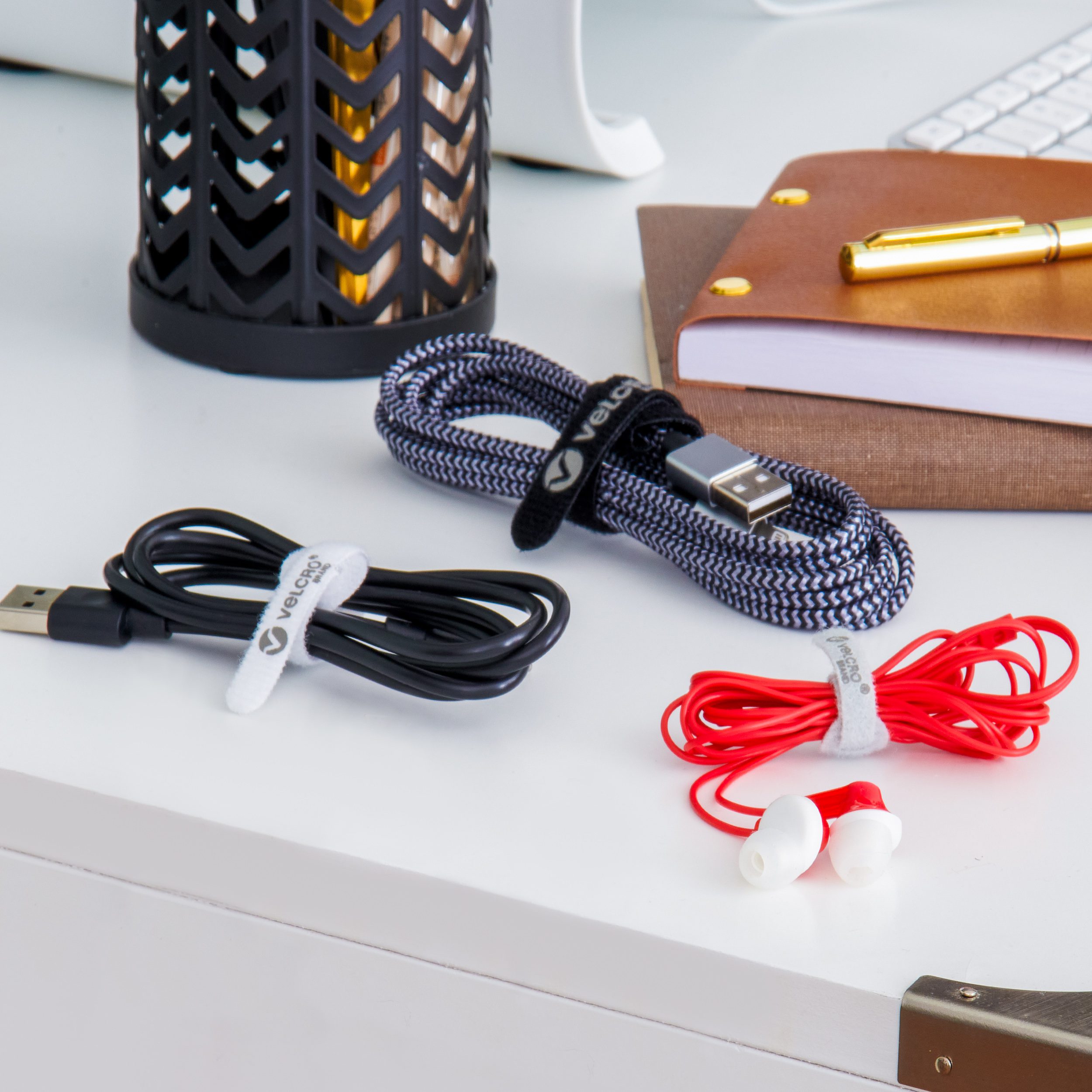 VELCRO® Portable Cord Ties - Cable Tie - Multi - 36VEK30817, VEK